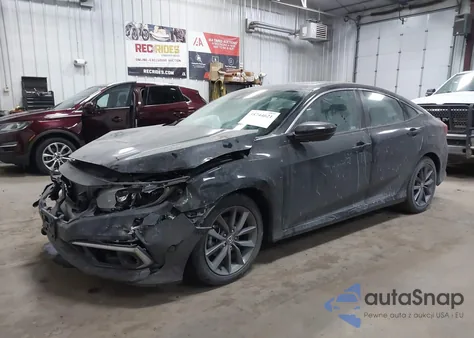 2020 Honda Civic Ex-L from USA, damaged, VIN 19XFC1F79LE015961